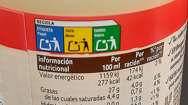 Etiquetado reciclaje Ligeresa